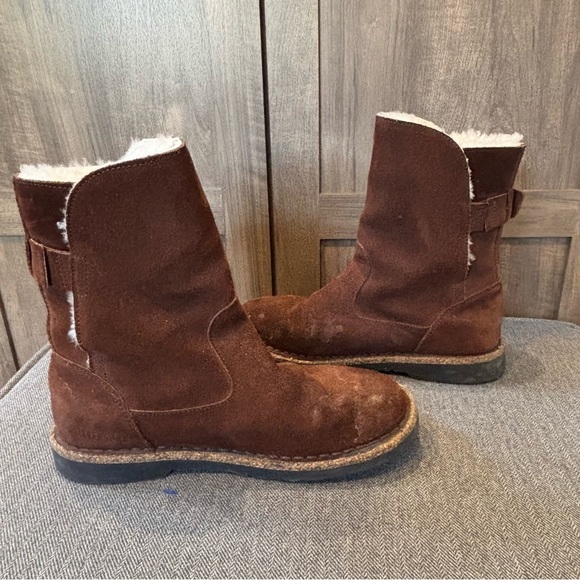 Birkenstock Brown Suede Women's Boots - Picture 10 of 13